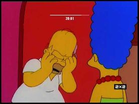 Цензура слова Шлюха в Симпсонах на 2x2 [2x2, 26.01.2017]