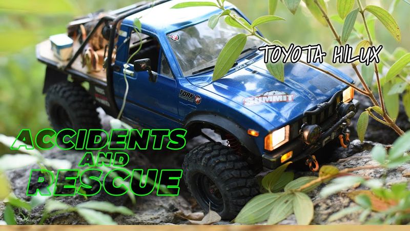 Rc Crawler | Accidents and Rescue: RC4WD Tf2 Toyota Hilux 4x4 Rc Cars