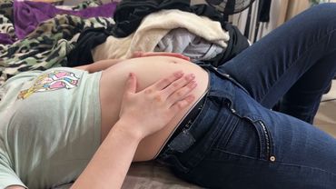 This is what my belly looks like after a trip to a restaurant with friends