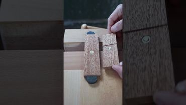 Making a ruler jig.Brass and mahogany #diy #woodworking