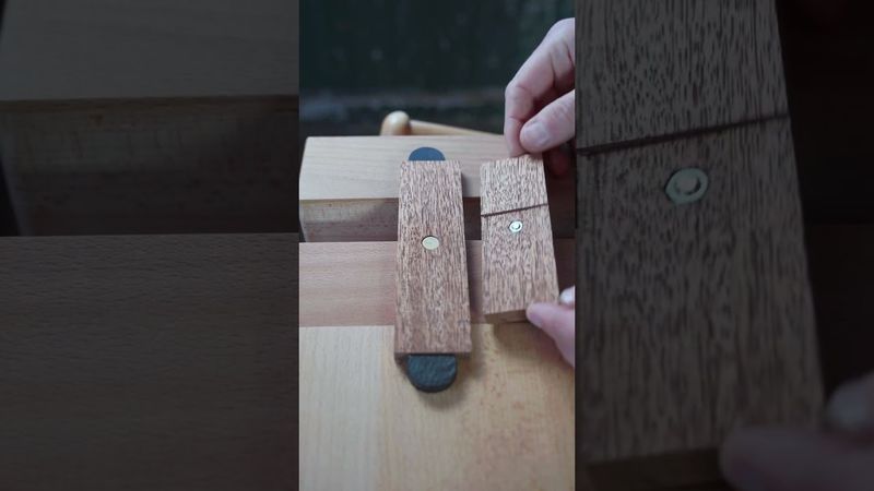 Making a ruler jig.Brass and mahogany #diy #woodworking