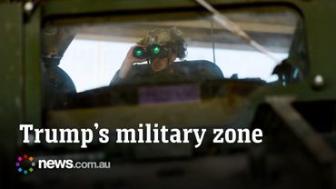 Inside Trump's border military zone in New Mexico