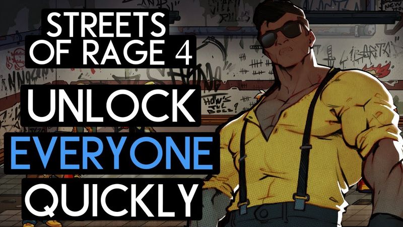 7 TIPS to Unlock All Characters QUICKLY - Streets of Rage 4 Guide