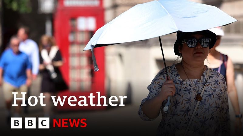 Western Europe saw hottest June on record | BBC News