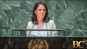 Germany’s Baerbock elected as UN General Assembly head