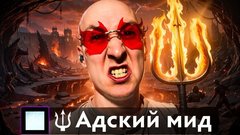 МИД НА ПРОКЛЯТОМ 1000 MMR АККАУНТЕ | СЕРЕГГА В ОГНЕ #36