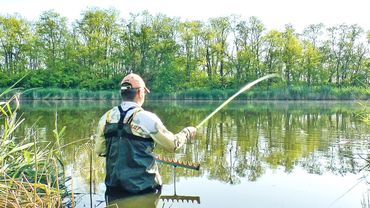 Хитрый КАРАСЬ на ПОПЛАВОК. Рыбалка на карася в камышах на маховую удочку в мае. Поплавочная удочка