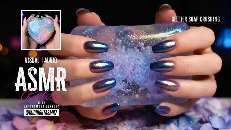 Satisfying Glitter Soap Crushing | AI ASMR