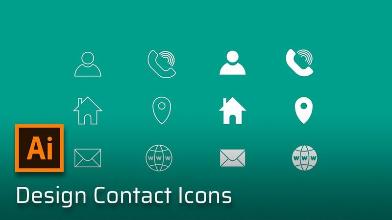 پروژه ساختن ایکن ها در الستراتور