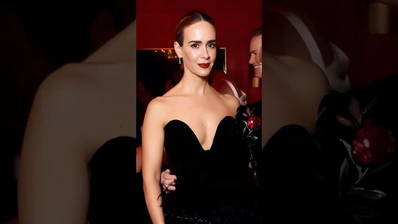 Sarah Paulson's appearance changes since her debut#morph #film #usa