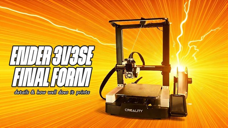 Upgraded Ender 3V3SE FINAL FORM - Details & How It Prints 🔥