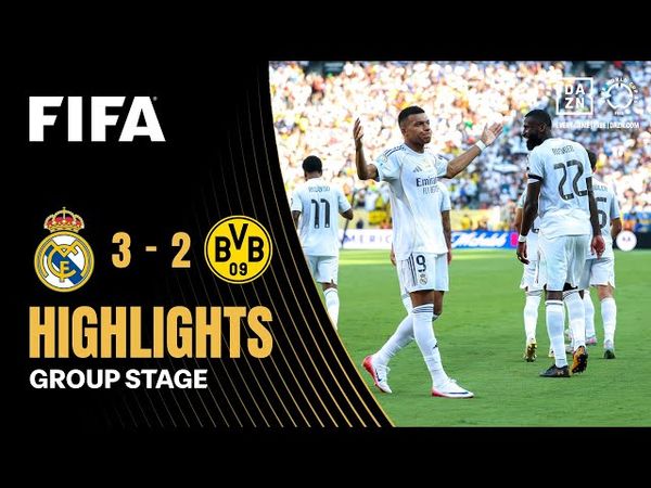 Real Madrid C.F. vs Borussia Dortmund Highlights | FIFA Club World Cup 2025