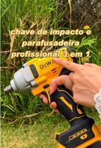 🔧⚡ Potência bruta na mão! Este chave de impacto faz qualquer parafuso...