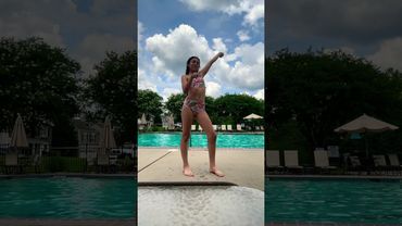 At the pool