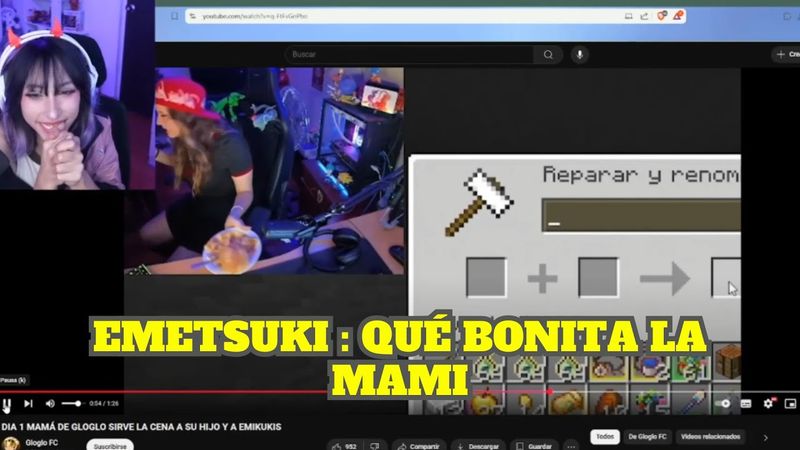 EMETSUKI MUERE DE TERNURA AL VER A LA MAMÁ DE GLOGLO DÁNDOLES DE COMER A ÉL Y A EMIKUKIS