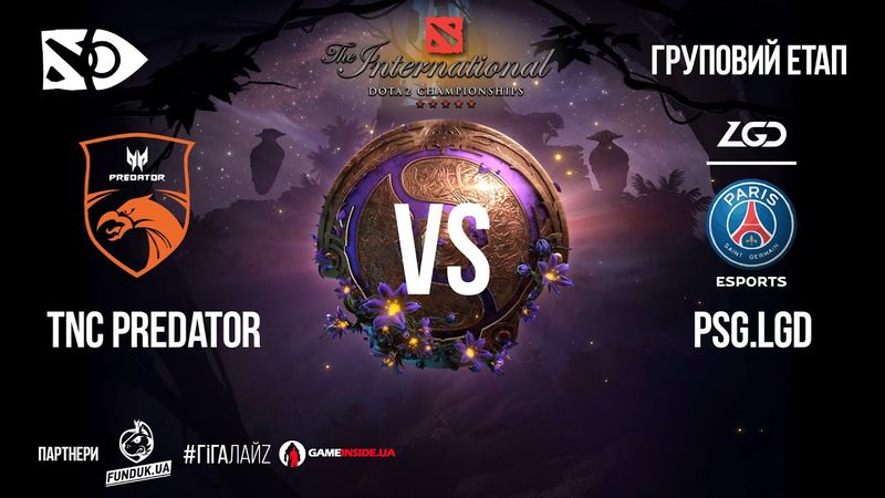 [UA] TNC vs PSG.LGD | Груповий етап «The International 2019» | День 1