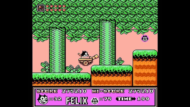Felix the Cat Walkthrough NES HD 1080p