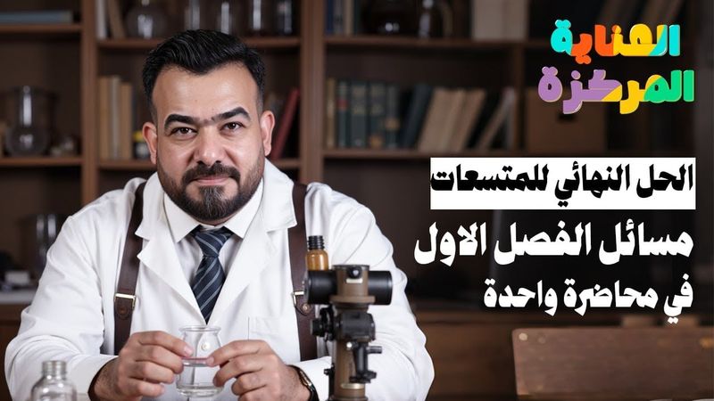 المراجعة المركزة للفيزياء || مسائل الفصل الاول في محاضرة وحدة