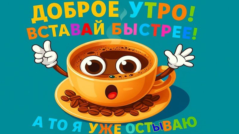 Прямо с самого утра заряжайся энергией с позитивной песенкой!!!