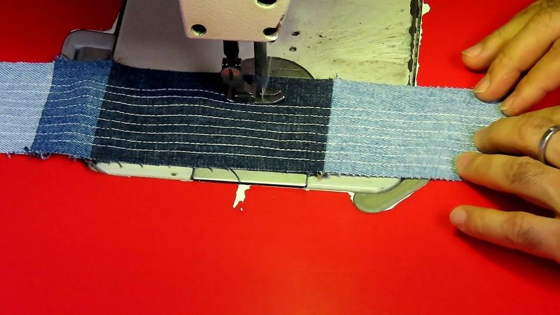 DIY"자투리 원단" 절대 버리지 마세요! "명품백" 이 될 수 있어요!/"stitch & patchwork" tote bag/made of old jeans