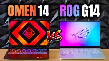 Omen Transcend 14 vs Zephyrus G14 (2025) - The Thinnest 14" Gaming Laptops! [Asus ROG vs HP Omen]