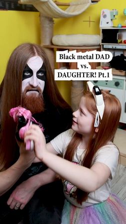 What a Black Metal Dad wants vs. What his daughter wants…it's just pa...