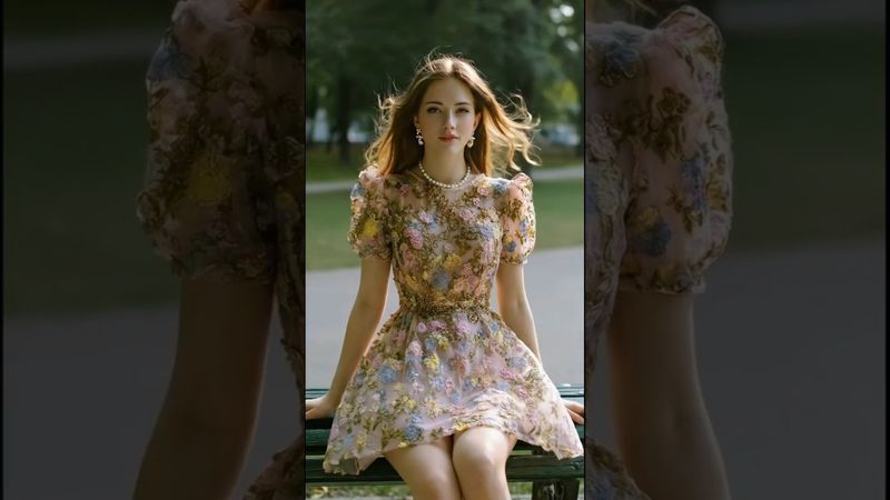 Mudança de comprimento, vestido totalmente novo.