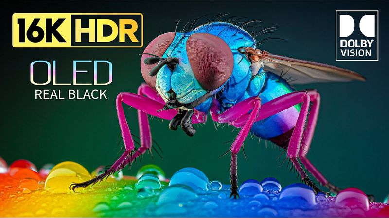 REAL OLED TEST Demo | 16K HDR 120 FPS | Dolby Vision