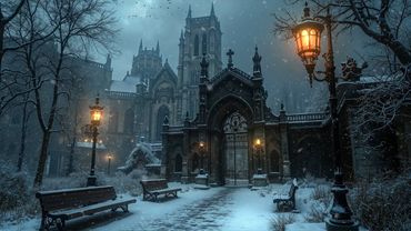 Silent Winter Cathedral | Dark Academia Ambience for Study & Calm Focus
