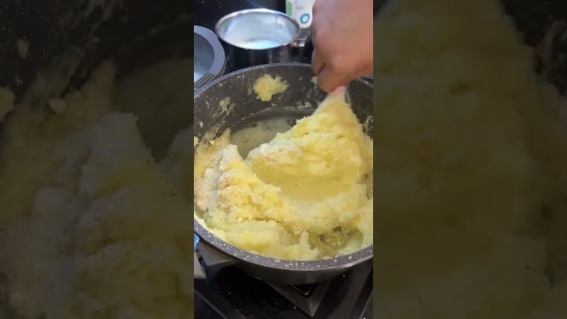Garlic and Parmesan mash potato!