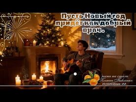 "Пусть Новый год придёт как добрый врач " песня на стихи Ксении Павленко