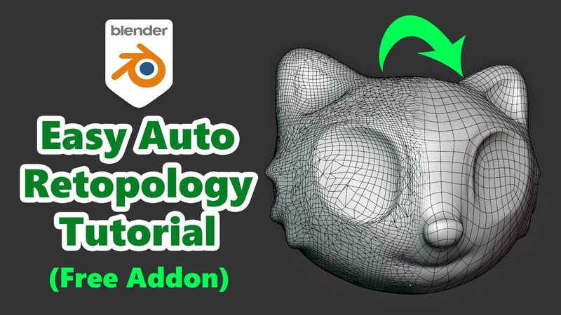 Easy Auto Retopology Addon (Free)
