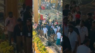 தங்கம் டா எங்க தலைவர் ❤️😍 #vijay #maduraimanadu #vijayfans #vijayentry #tvk