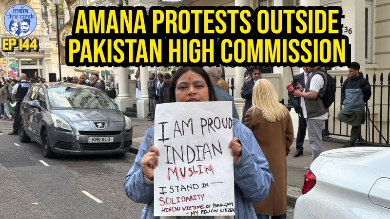 Protest outside Pakistan High Commission