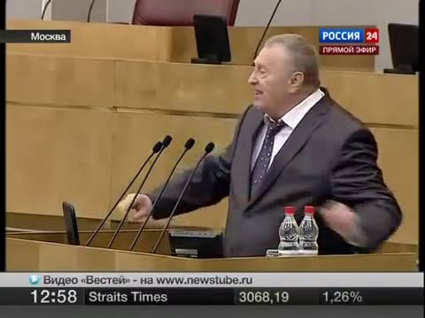 Жириновский прощается с Гудковым.