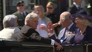 King Charles III and Queen Camilla arrive by carriage at Canada's Senate | AFP