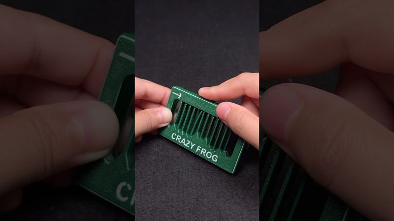 Another 3D Printed Musical Fidget - Crazy Frog by kida #3dprinting #fidget