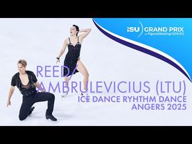 Allison REED / Saulius AMBRULEVICIUS | Ice Dance Rhythm Dance | Angers 2025 | #GPFigure