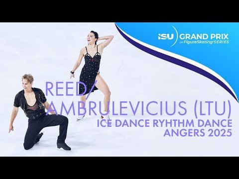 Allison REED / Saulius AMBRULEVICIUS | Ice Dance Rhythm Dance | Angers 2025 | #GPFigure