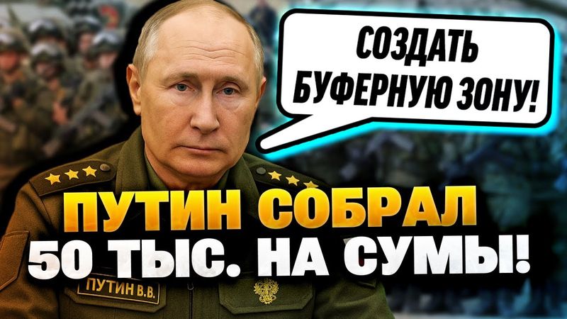 50 ТЫСЯЧ ВОЕННЫХ НА СУМЫ! В Кремле сошли с ума!