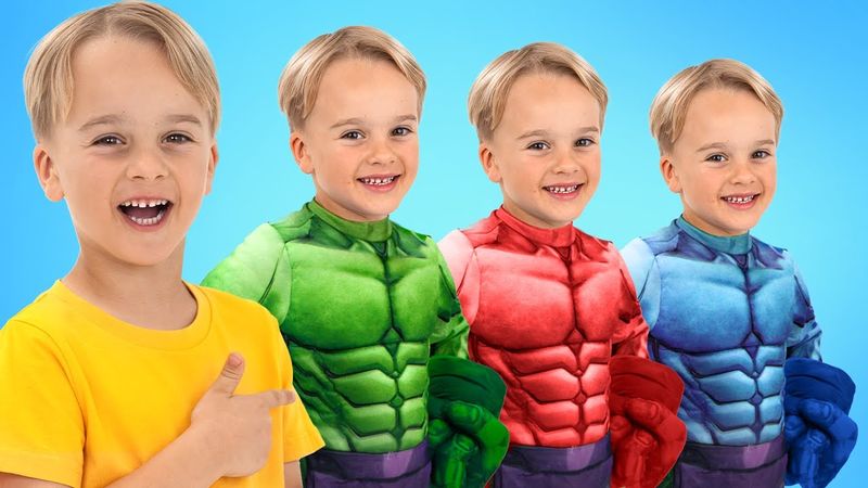 Крис превращается в Халка - Весёлая история для детей