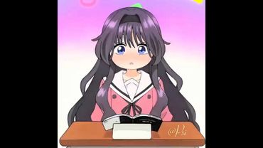 She's So In Love 🤭‼️#anime #fyp #shorts #waguri #rintaro #love  #thefragrantflowerbloomswithdignity