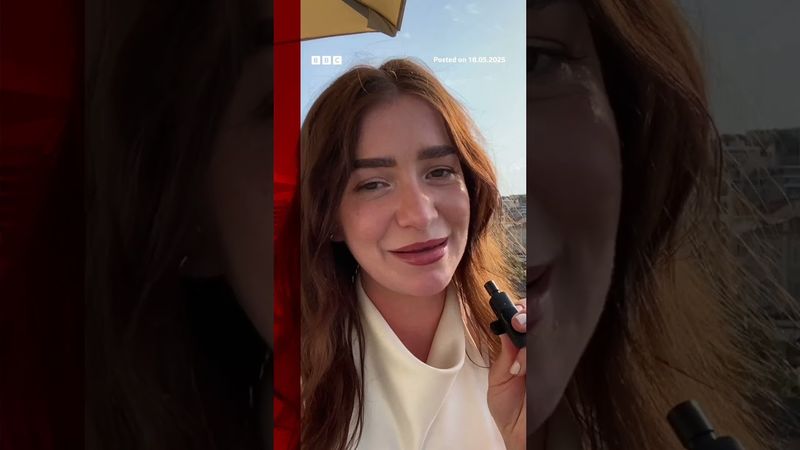 Pedro Pascal saves Emma Stone from a bee on red carpet. #BBCNews