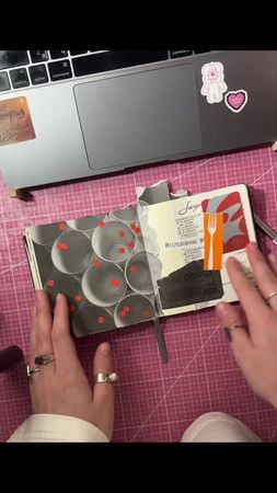 [тгк: стикер тэрапи] #collage #sketchbook #artjournal #MixedMedia #ко...