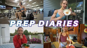 3 Weeks Out! Full day of eats, updates, training, cardio, grocery haul, stress reduction, & more