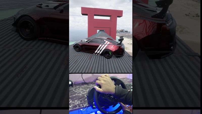 Toyota Supra INSANE stunts parking #shorts #forza