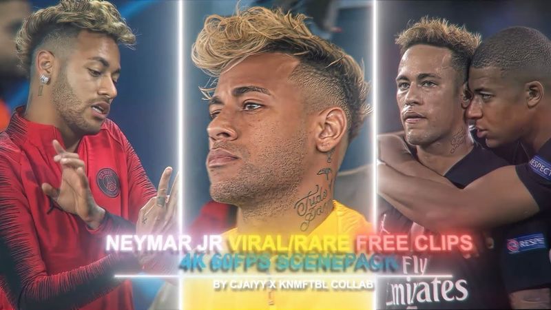 Neymar JR BEST Free CLIPS 4K 60FPS Scenepack / ● ( ADDED TOPAZ NO AE CC)