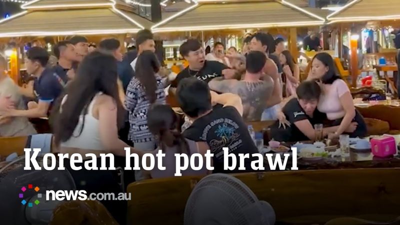 Korean tourists brawl over hot pot dinner
