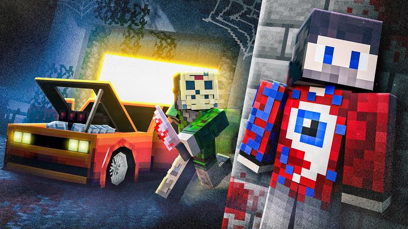 НАШЛИ ЗАБРОШЕННЫЙ ГАРАЖ В ЛЕСУ В МАЙНКРАФТ!