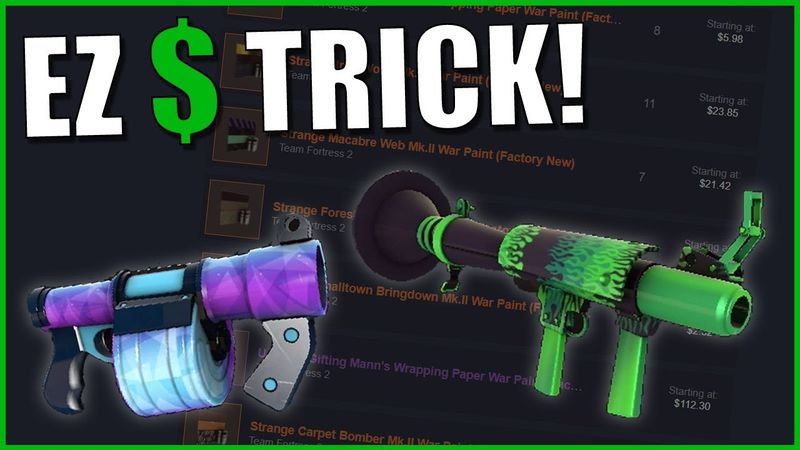 [TF2] MORE Advanced Steam Market Trading! Warpaints = EZ Money!
